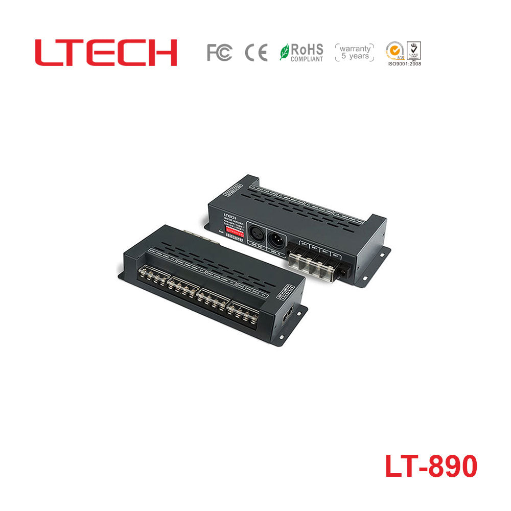 Ltech LT-890 12CH DMX512 CV Decoder