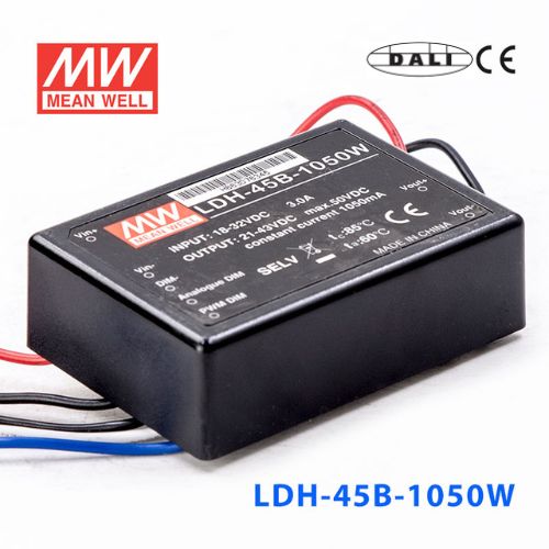Mean Well LDH-45B-1050WDA DC/DC LED Driver CC 1050mA - Step-up