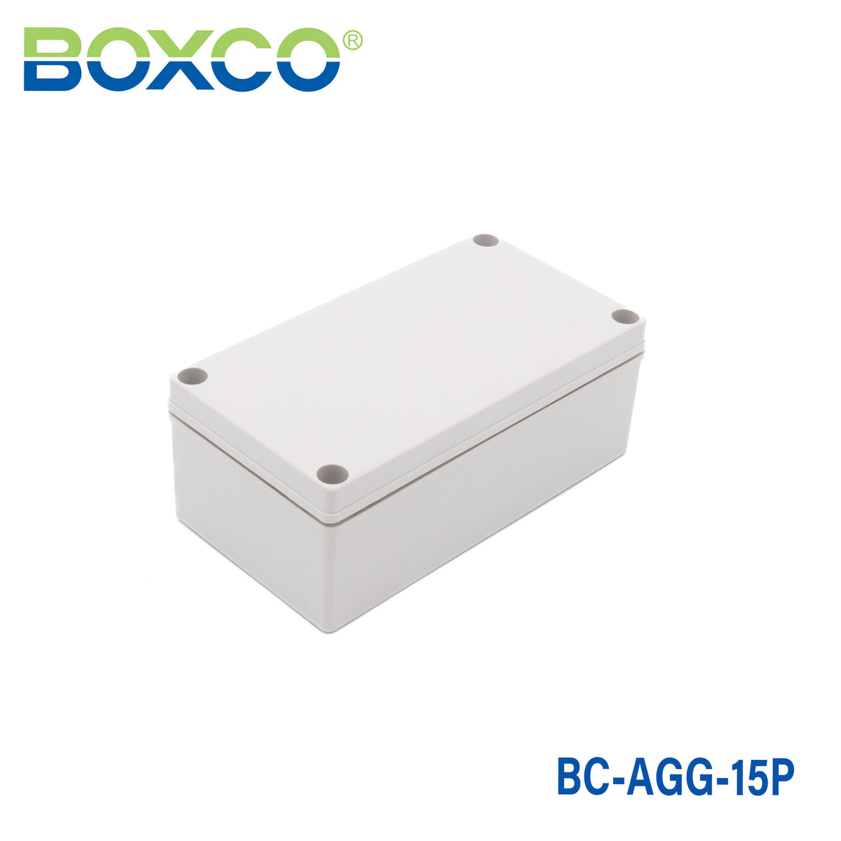 Boxco Terminal Box 15-pole 3.94 x 7.28 x 2.76 Inches(100 x 185 x 70mm) IP67, IK08, ABS, Grey Cover