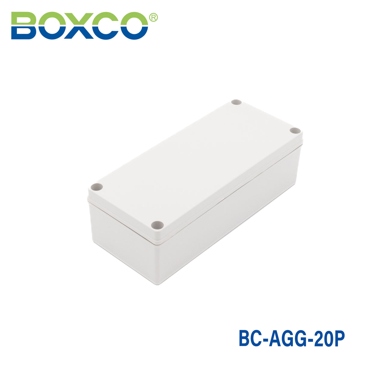 Boxco Terminal Box 20-pole 3.94 x 9.06 x 2.76 Inches(100 x 230 x 70mm) IP67, IK08, ABS, Grey Cover