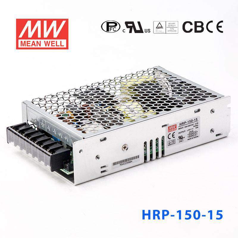Mean Well HRP-150-15 Power Supply 150W 15V 10A
