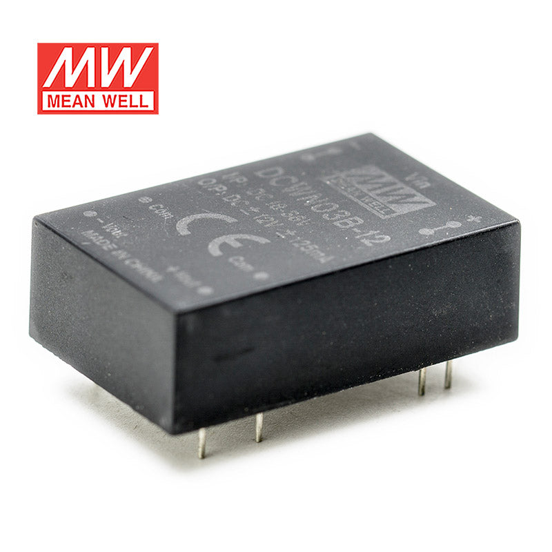 Mean Well DCWN03B-12 DC-DC Converter - 3W 18~36V DC in 12V out