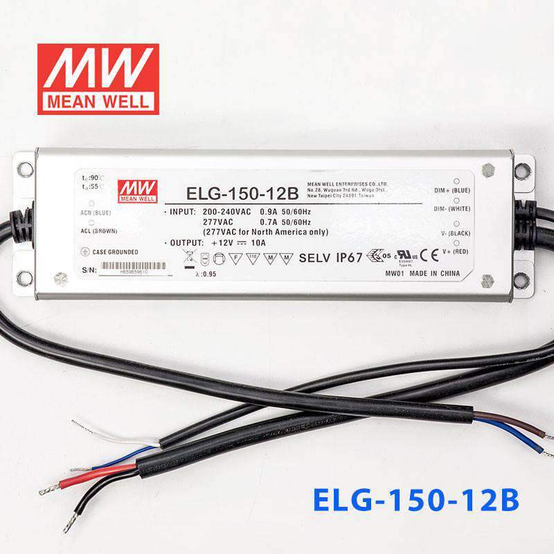 Mean Well ELG-150-12B Power Supply 120W 12V - Dimmable - PHOTO 2