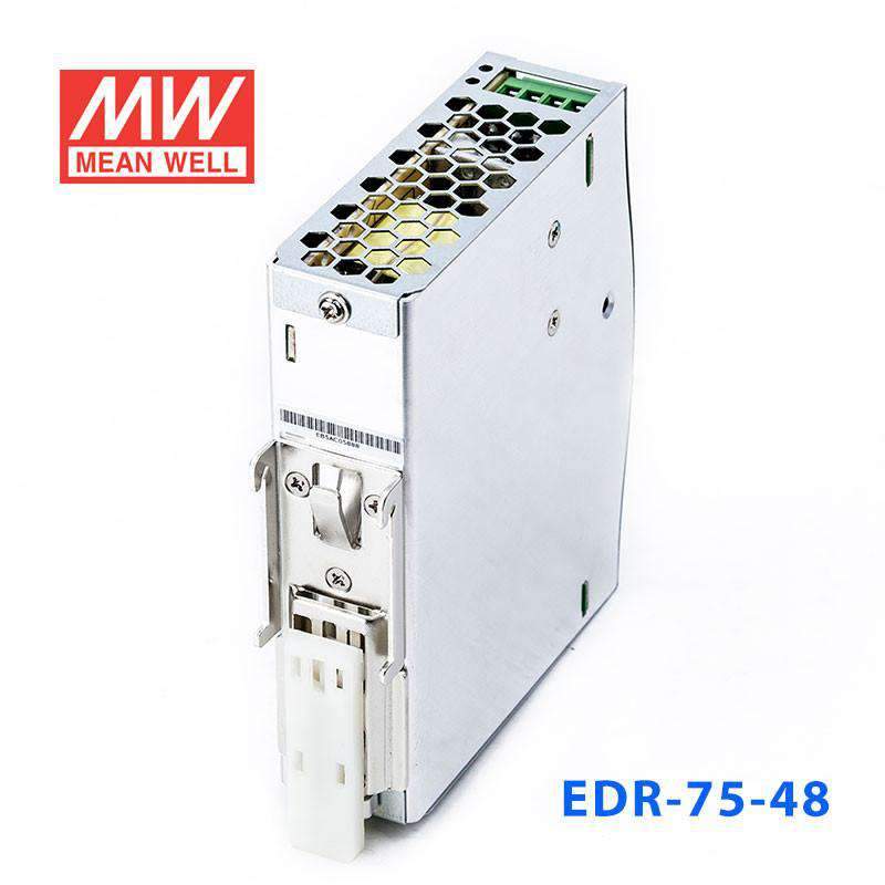 Mean Well EDR-75-48 Single Output Industrial Power Supply 75W 48V 1.6A - DIN Rail - PHOTO 3