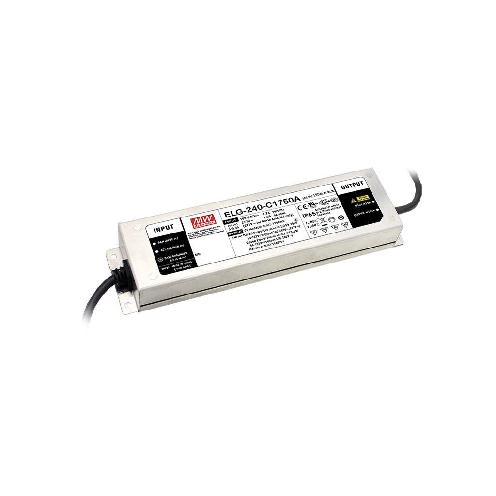 Mean Well ELG-240-C1750D2 AC-DC Single output LED Driver (CC) with PFC
