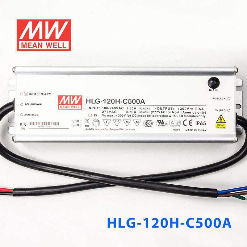 Mean Well HLG-120H-C500A Power Supply 150W 500mA - Adjustable - PHOTO 2
