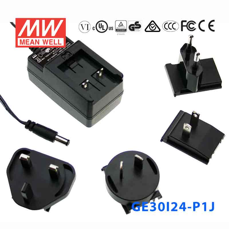 Mean Well GE30I24-P1J Power Supply 30W 24V 1.25A