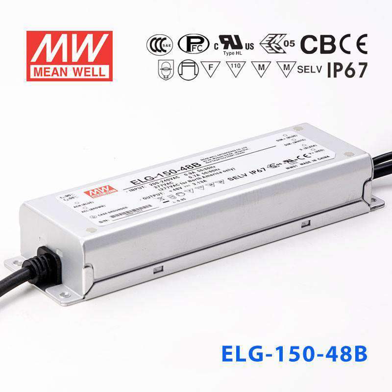 Mean Well ELG-150-48B Power Supply 150W 48V - Dimmable