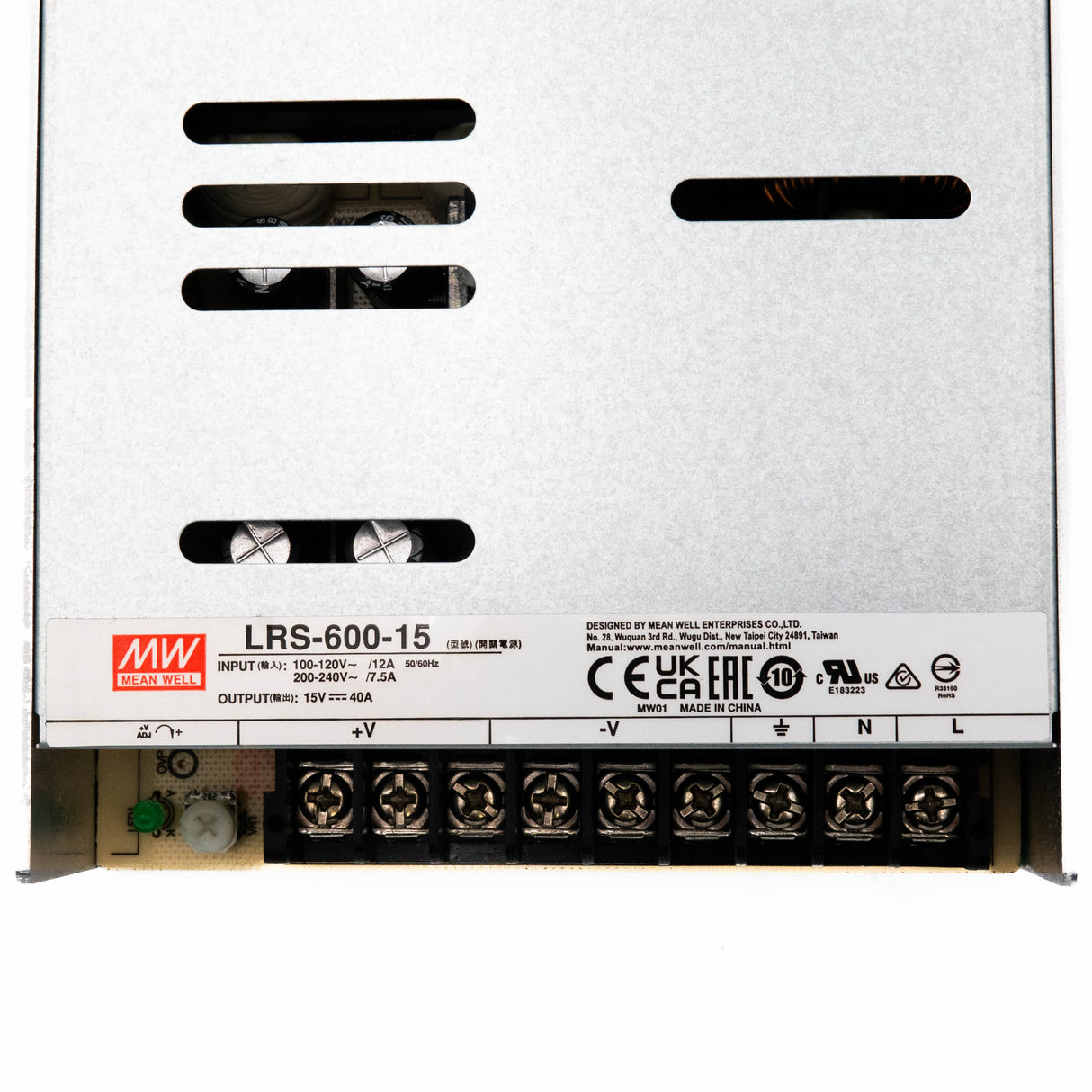 Mean Well LRS-600-15 Power Supply 600W 15V - PHOTO 1