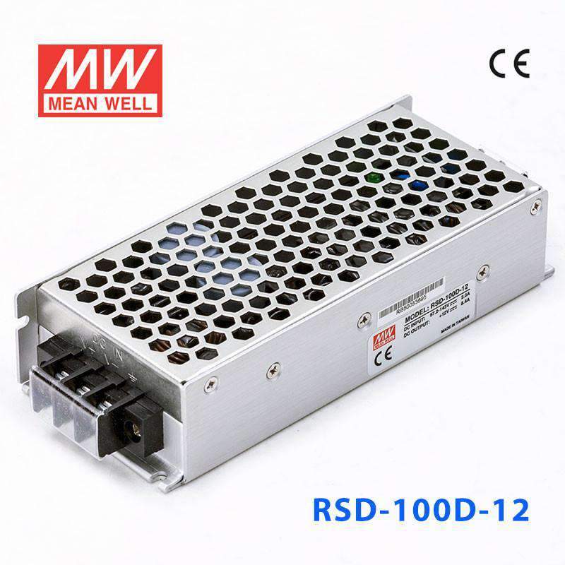 Mean Well RSD-100D-12 DC-DC Converter - 100.8W - 67.2~143V in 12V out