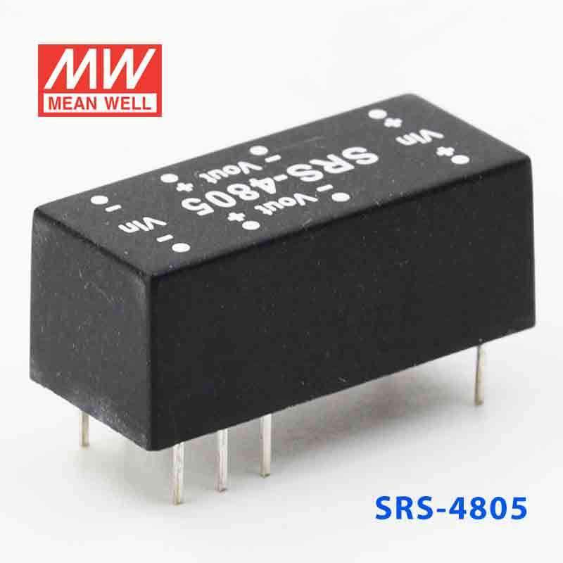 Mean Well SRS-4805 DC-DC Converter - 0.5W - 43.2~52.8V in 5V out - PHOTO 1