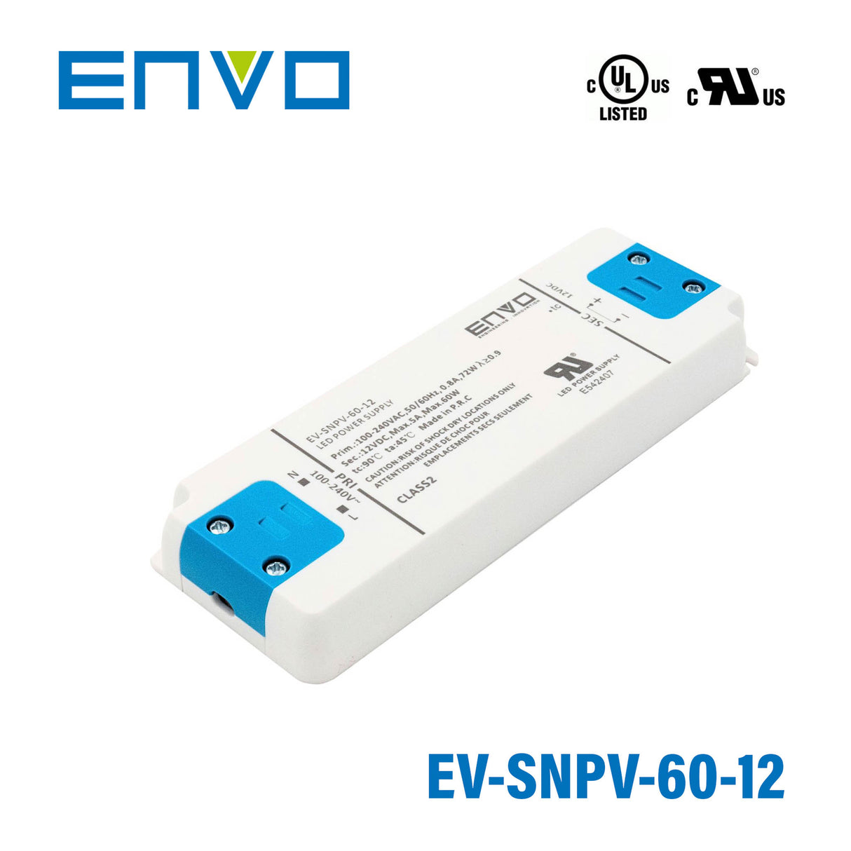 ENVO EV-SNPV-60-12 LED Driver 60W 12V