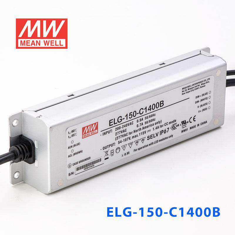 Mean Well ELG-150-C1400B Power Supply 150W 1400mA - Dimmable - PHOTO 1