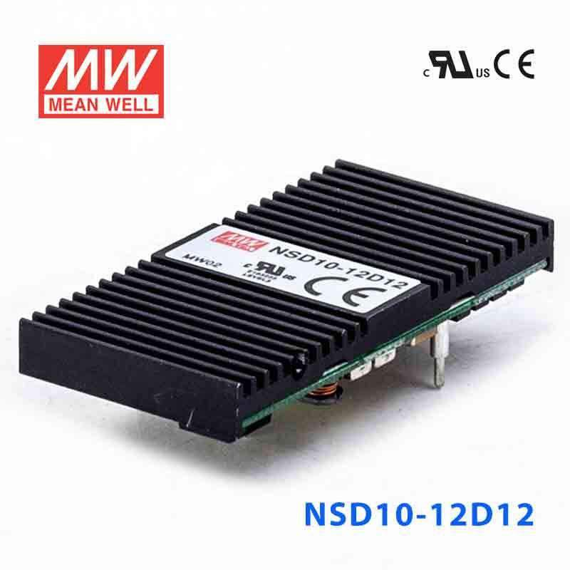 Mean Well NSD10-12D12 DC-DC Converter - 10.8W - 9.8~36V in ±12V out