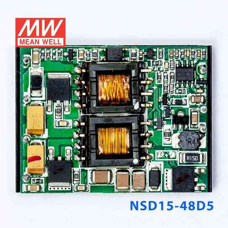 Mean Well NSD15-48D5 DC-DC Converter - 15W - 18~72V in ±5V out 1.5A - PHOTO 4
