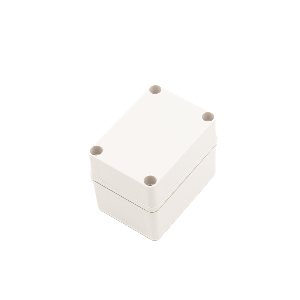 Boxco S-Series 3.15 x 4.33 x 3.35 Inches(80 x 110 x 85mm) Plastic Enclosure, IP67, IK08, PC, Grey Cover, Screw Type - PHOTO 1