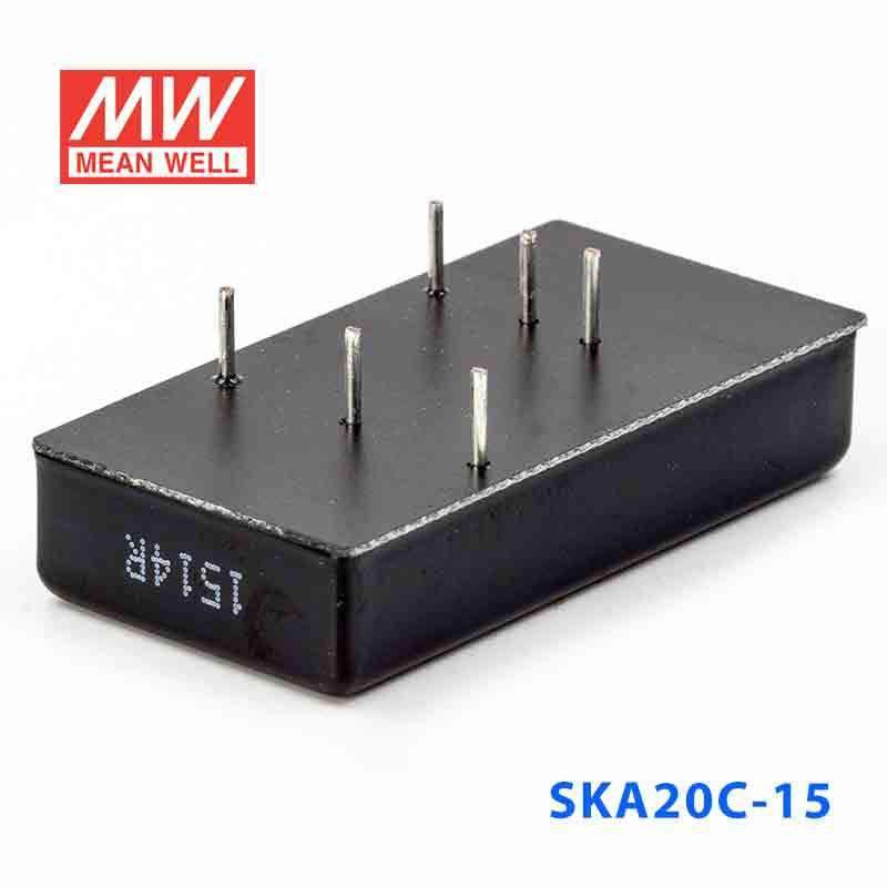 Mean Well SKA20C-15 DC-DC Converter - 20W - 36~75V in 15V out 1.33A - PHOTO 3