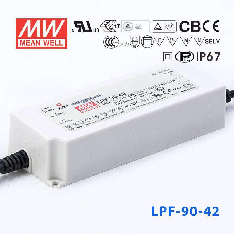 Mean Well LPF-90-42 Power Supply 90W 42V