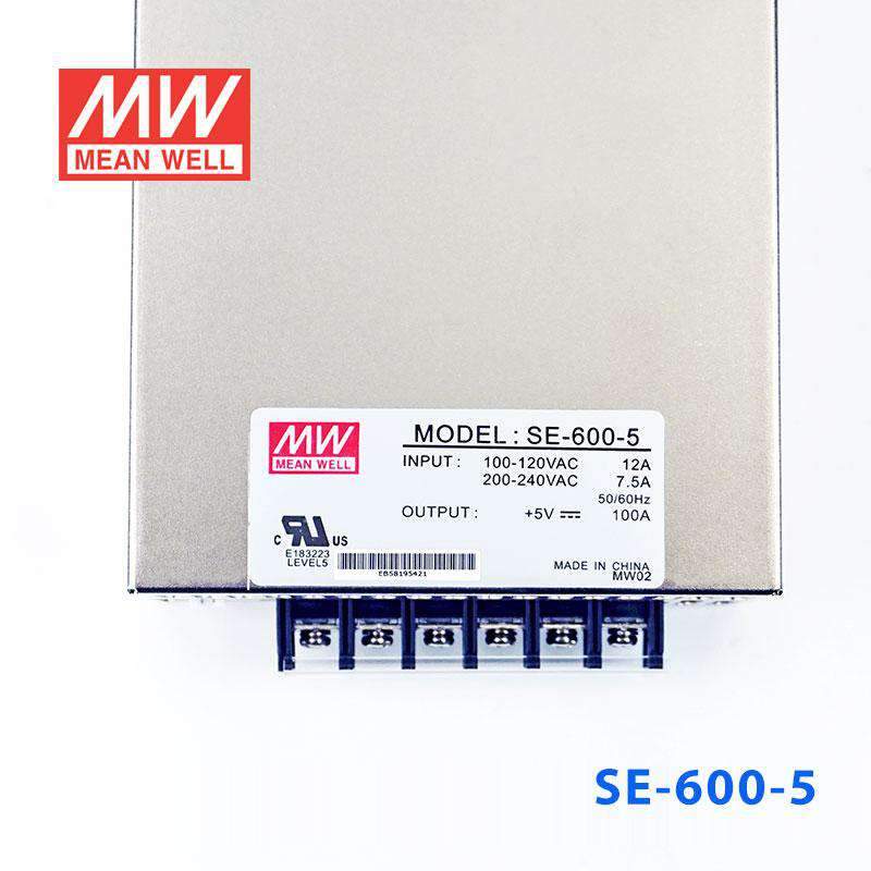 Mean Well SE-600-5 Power Supply 500W 5V - PHOTO 2