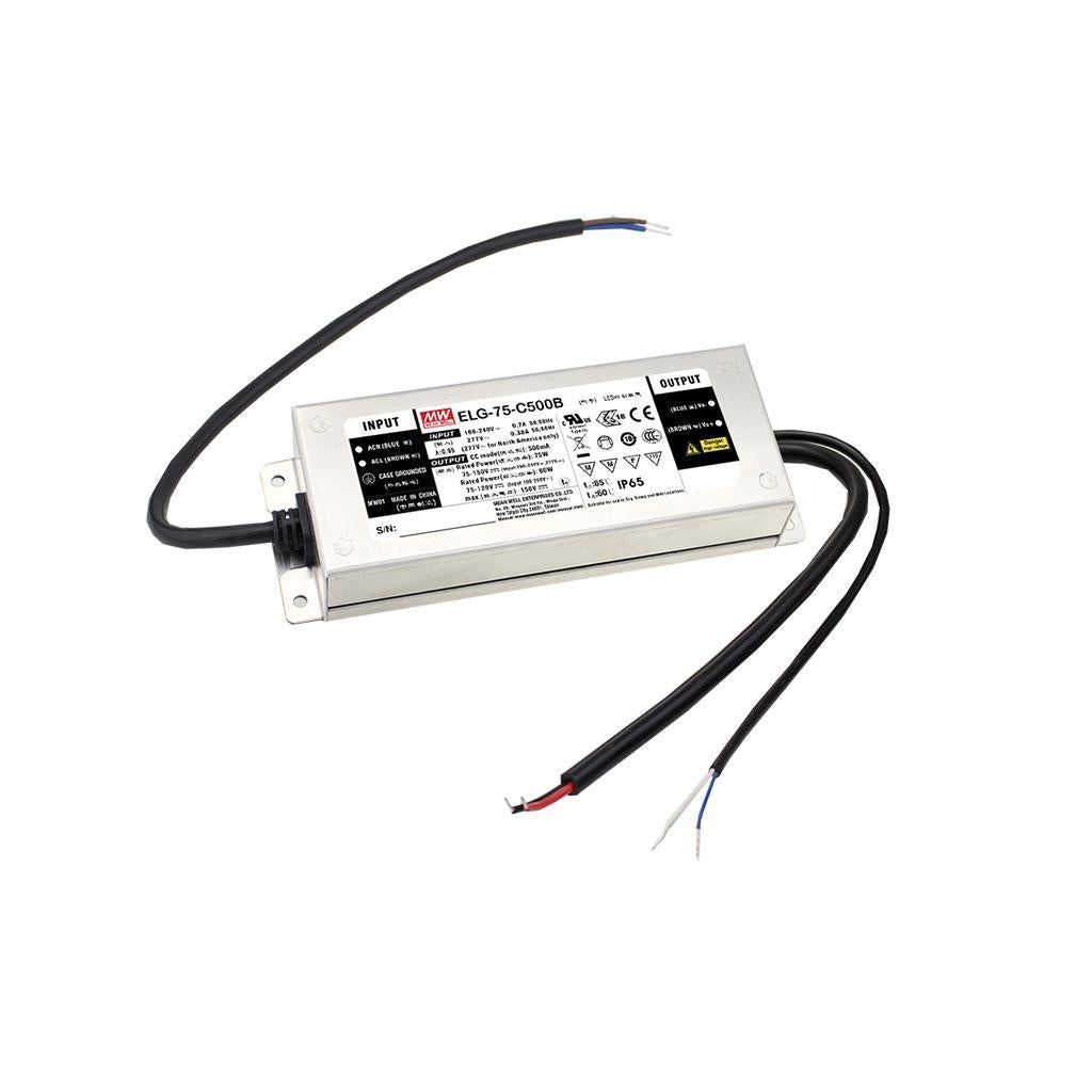 Mean Well ELG-75-C1400AB Power Supply 75W 1400mA - Adjustable and Dimmable