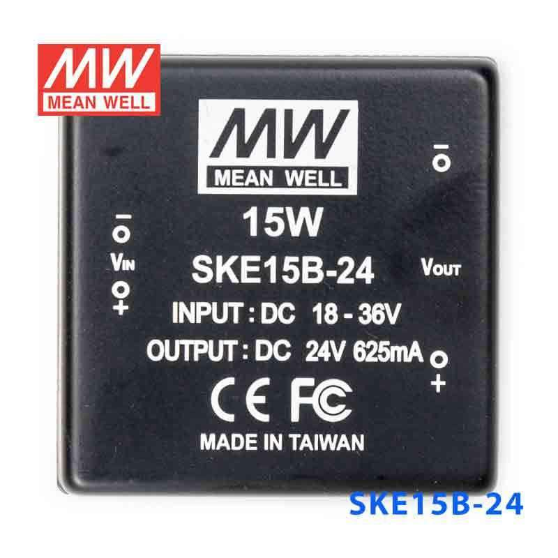 Mean Well SKE15B-24 DC-DC Converter - 15W - 18~36V in 24V out 625mA - PHOTO 2