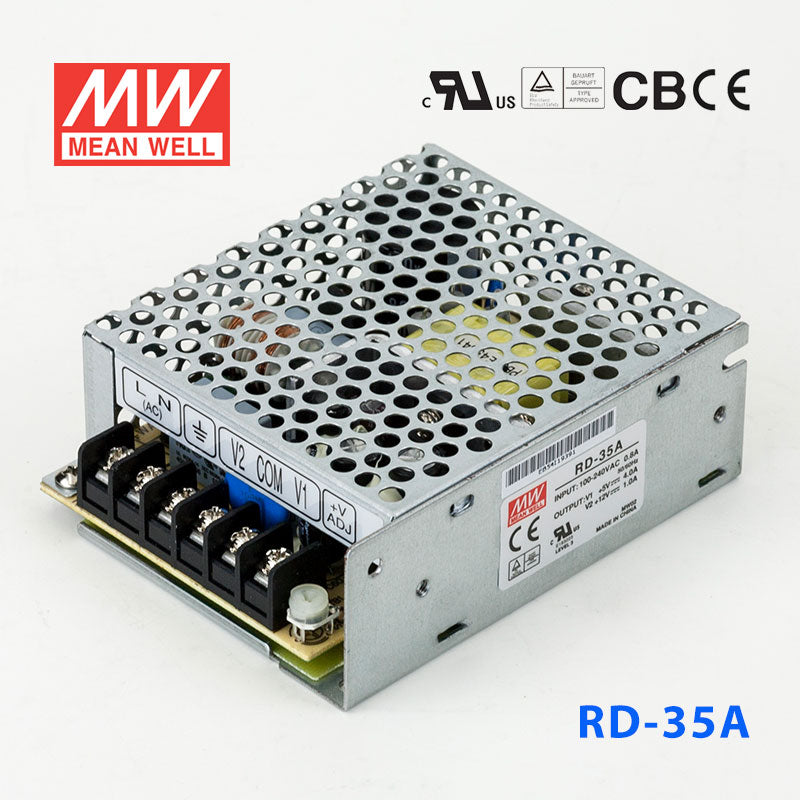Mean Well RD-35A Power Supply 35W 5V 12V