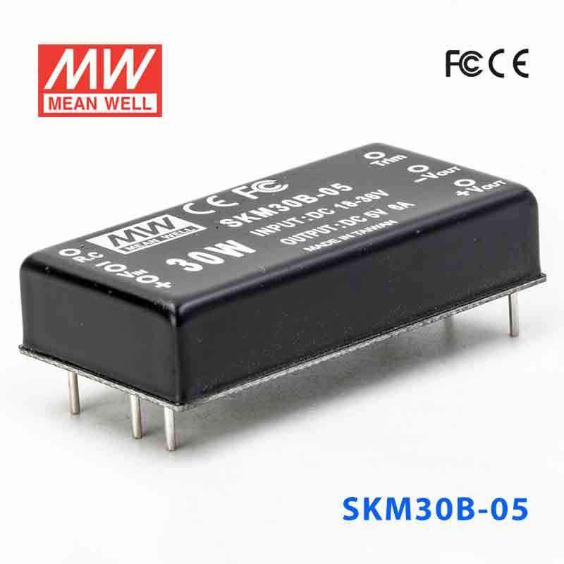 Mean Well SKM30B-05 DC-DC Converter - 30W - 18~36V in 5V out 6A