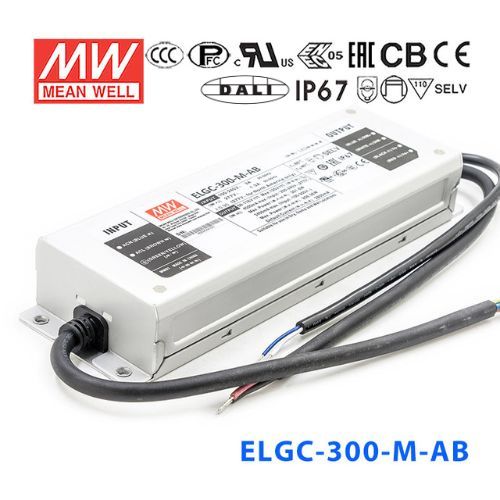Mean Well ELGC-300-L-ADA Power Supply 300W 1400mA - Adjustable and DALI