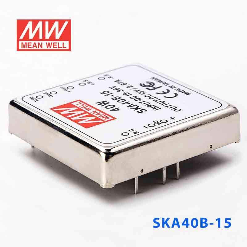 Mean Well SKA40B-15 DC-DC Converter - 35W - 18~36V in 15V out 2.67A - PHOTO 1
