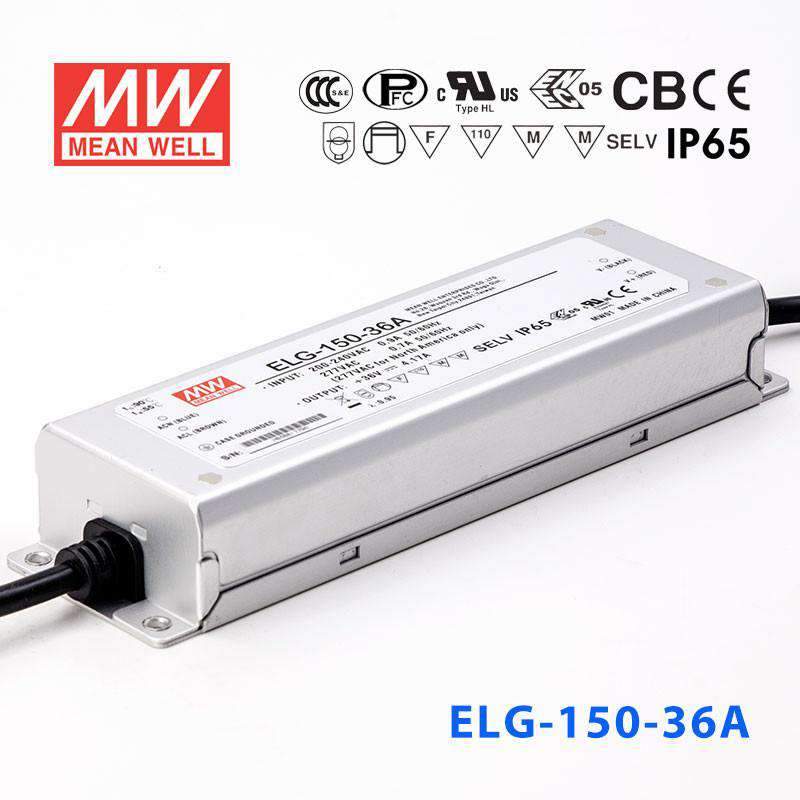 Mean Well ELG-150-36A Power Supply 150W 36V - Adjustable