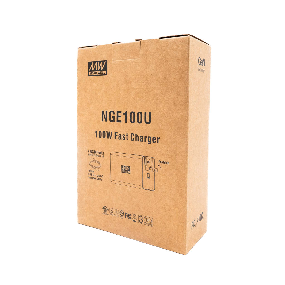 Mean Well NGE100U 100W 4-Port USB GaN Fast Charger - PHOTO 9