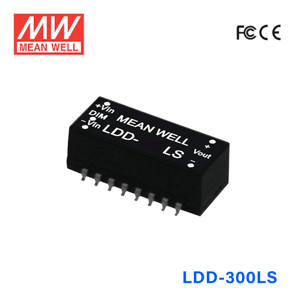 Mean Well LDD-300LS DC/DC LED Driver CC 300mA - Step-down