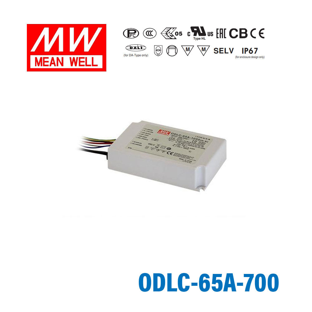 Mean Well ODLC-65A-700 Power Supply 65W 700mA (Auxiliary DC output)
