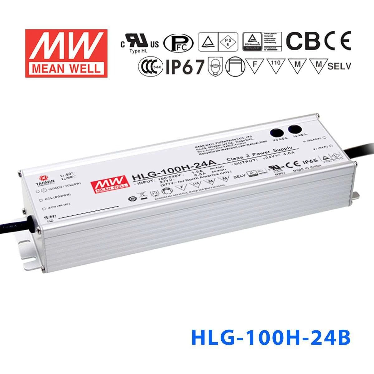 Mean Well HLG Series LED Power Supply 24V (40~150W)