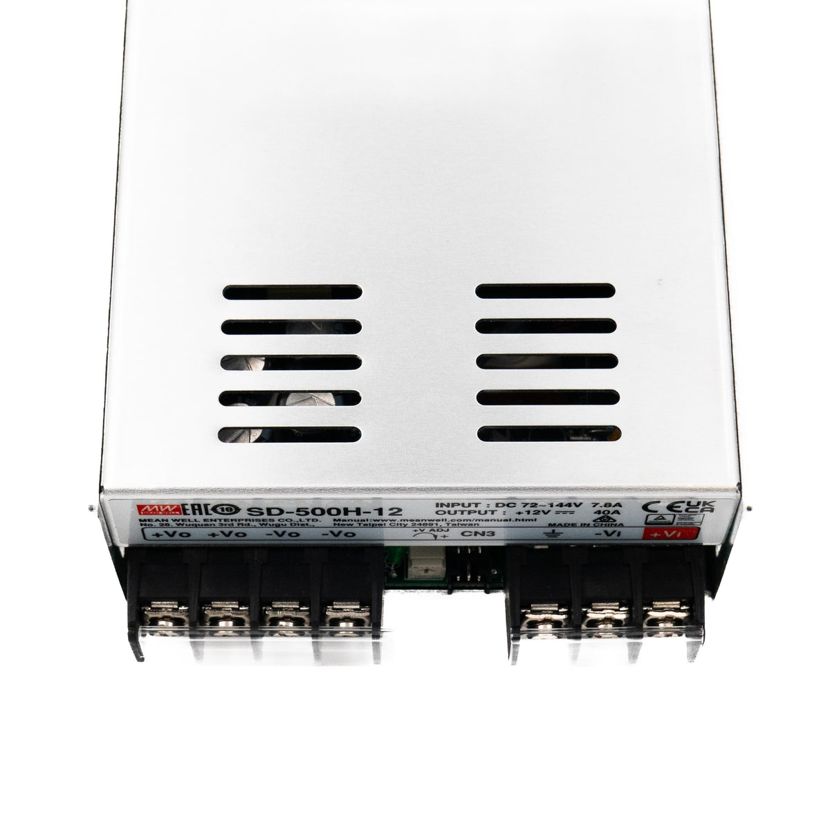 Mean Well SD-500H-12 DC-DC Converter - 480W - 72~144V in 12V out 40A - PHOTO 1
