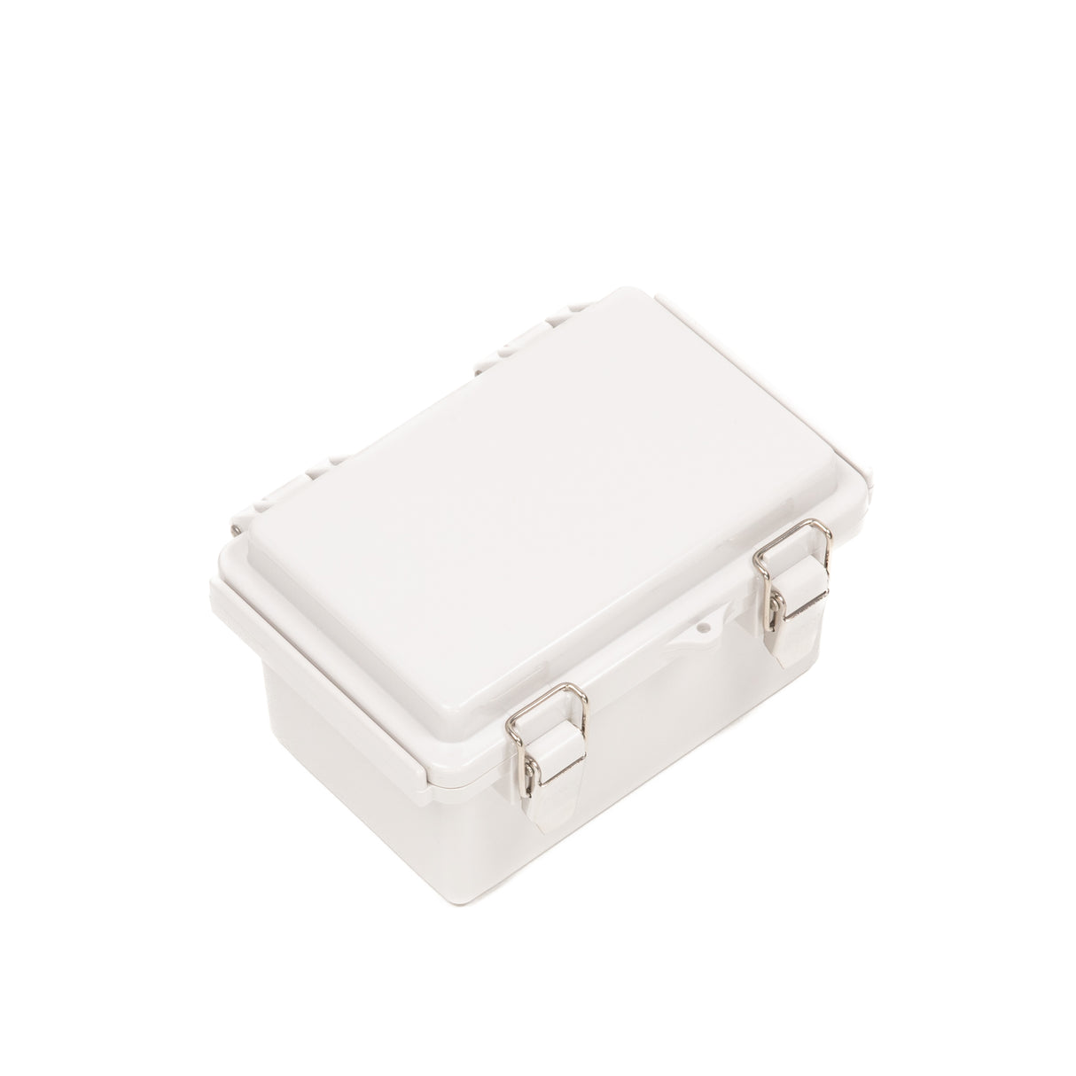 Boxco P-Series 6.30 x 8.27 x 5.12 Inches(160 x 210 x 130mm) Plastic Enclosure, IP67, IK08, PC, Grey Cover, Molded Hinge and Latch Type - PHOTO 1