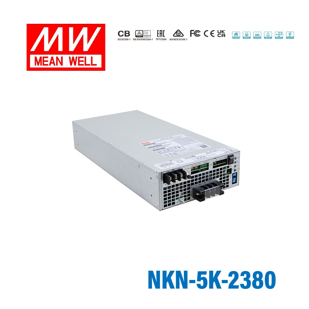 Mean Well NKN-5K-2380 5KW True Sine Wave Inverter with AC Charger/UPS, 380V DC In 230V Out