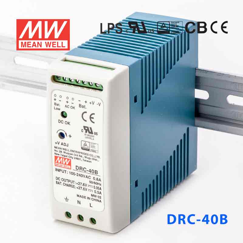 Mean Well DRC-40B Power Supply 40.02W 27.6V 950mA