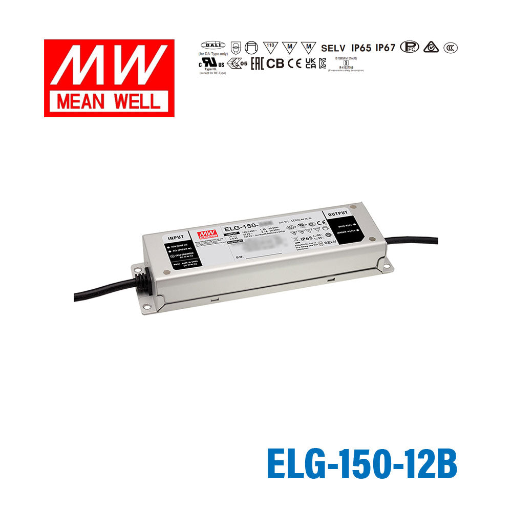 Mean Well ELG-150-12B Power Supply 120W 12V - Dimmable