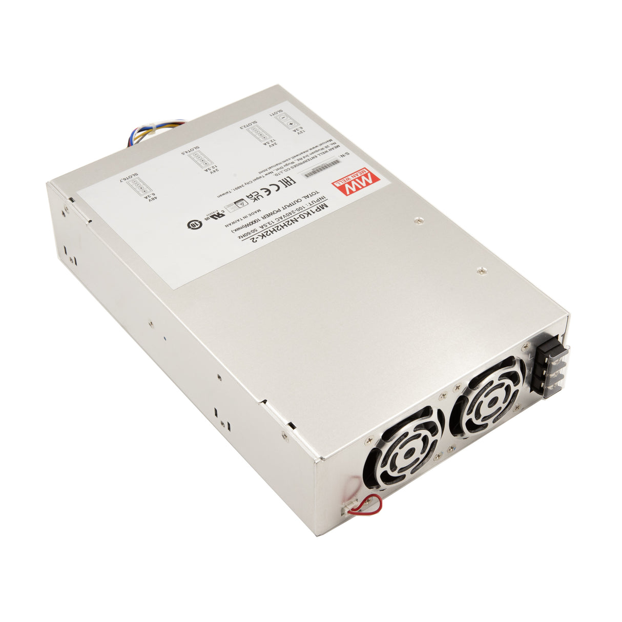 Mean Well MP1K0-N2H2H2K-2 Modular Power Supply, 1KW, 7 Slot Output, 12V * 1, 24V * 4, 48V * 2 - PHOTO 4
