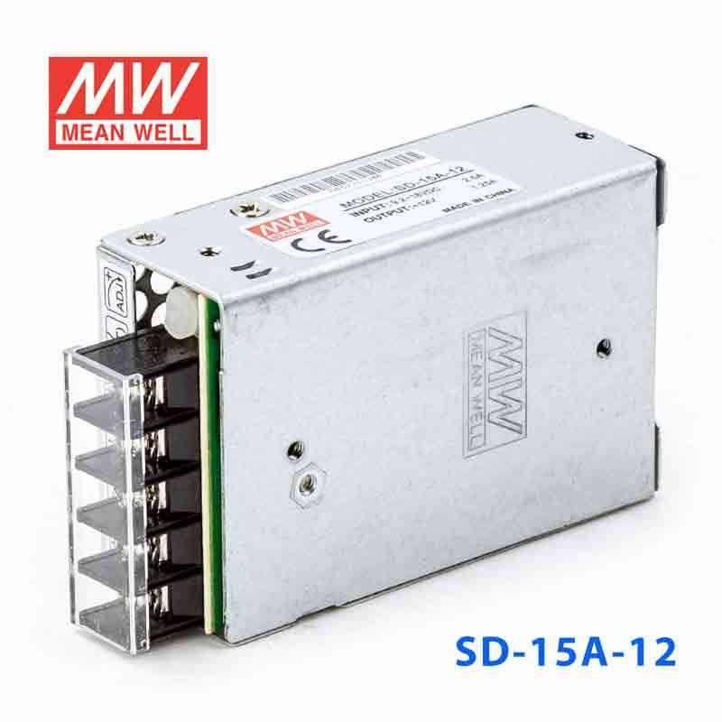 Mean Well SD-15A-12 DC-DC Converter - 15W - 9.2~18V in 12V out - PHOTO 1