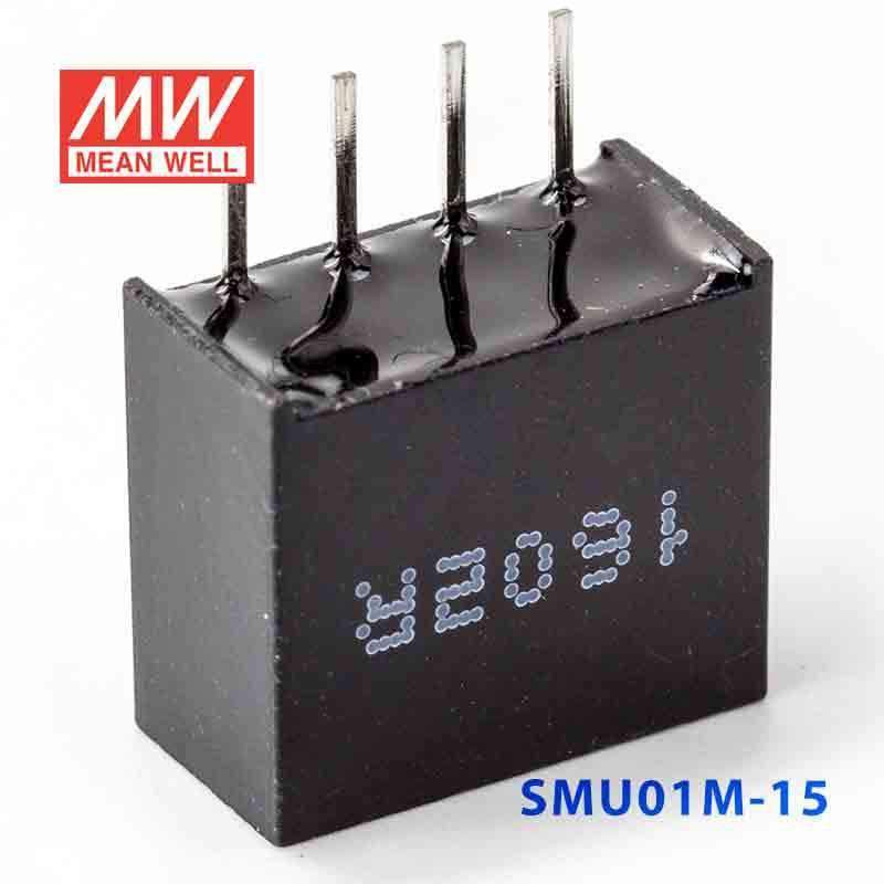 Mean Well SMU01M-15 DC-DC Converter - 1W - 10.8~13.2V in 15V out 67mA - PHOTO 4