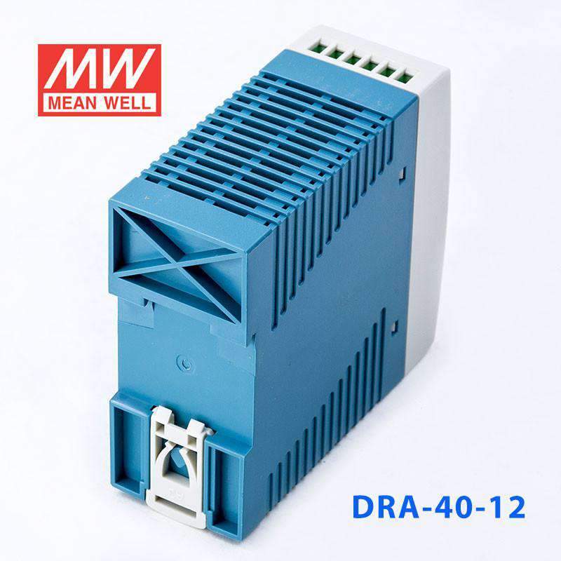 Mean Well DRA-40-12 Single Output Switching Power Supply 40W 12V 3.34A - DIN Rail - PHOTO 3