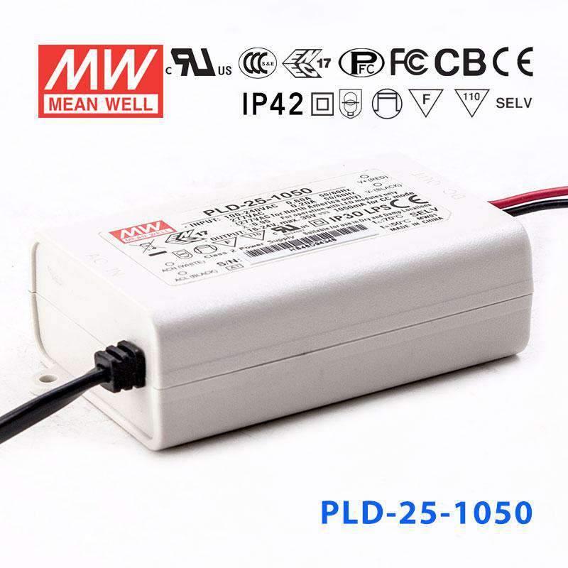 Mean Well PLD-25-1050 Power Supply 25W 1050mA
