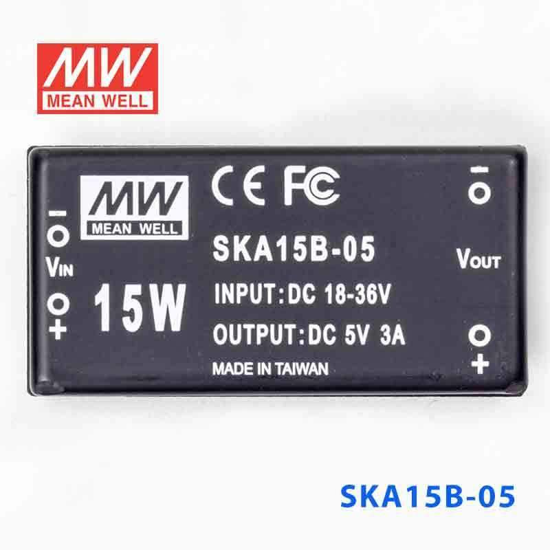 Mean Well SKA15B-05 DC-DC Converter - 15W - 18~36V in 5V out - PHOTO 2