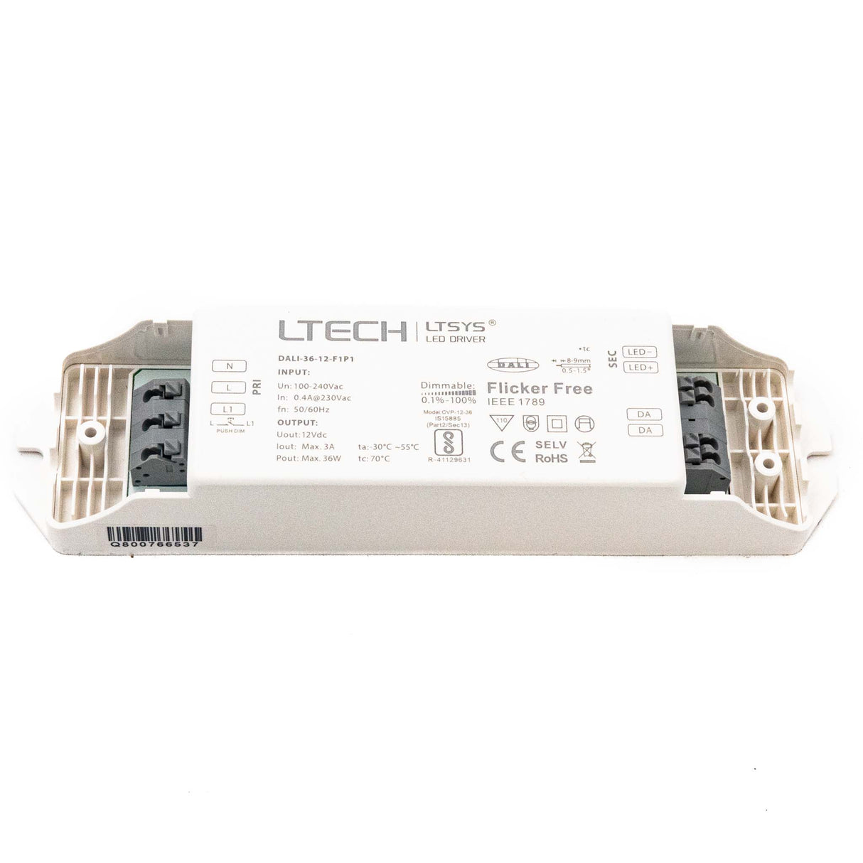 LTECH DALI-36-12-F1P1 36W 12VDC CV DALI LED Driver - PHOTO 1