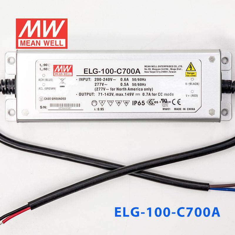Mean Well ELG-100-C700A Power Supply 100W 700mA - Adjustable - PHOTO 2
