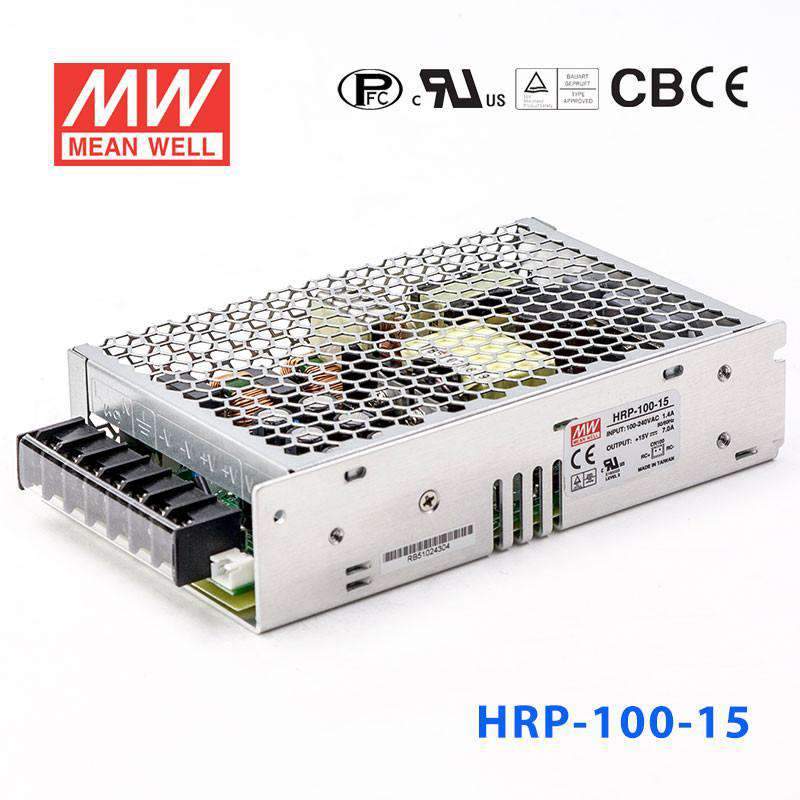 Mean Well HRP-100-15 Power Supply 105W 15V 7A