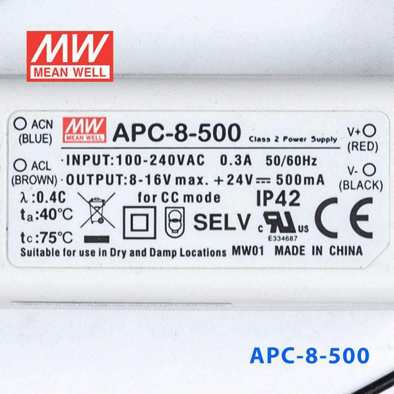 Mean Well APC-8-500 Power Supply 8W 500mA - PHOTO 3