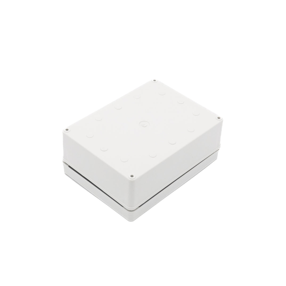 Boxco S-Series 5.91 x 7.87 x 2.95 Inches(150x200x75mm) Plastic Enclosure, IP67, IK08, PC, Grey Cover, Screw Type - PHOTO 1